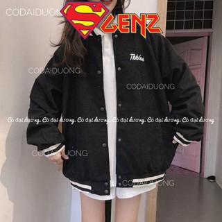Áo bomber cúc bấm Tkkloe siêu xinh siêu hottrend SUPERGENZ