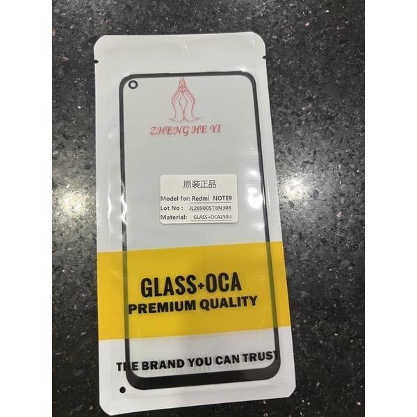 Kính liền keo Xiaomi Redmi Note 9 / Mặt kính có keo Xiaomi Redmi Note 9