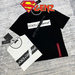 Áo Thun Tay Lỡ Unisex In Vạch Chữ Do .le Phối Thêu Khoá Zip Chéo Ngực Dọc Bụng Phối Cổ Bo SUPERGENZ