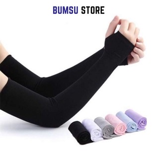 Găng tay chống nắng Let's Slim fullbox ngăn tia UV nhiều màu, găng tay xỏ ngón bảo vệ da