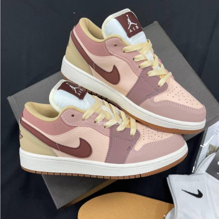 Giày Thể Thao JD Trà Sữa cổ thấp Siu Cấp Full Box Hàng Xịn Dành Cho Nữ