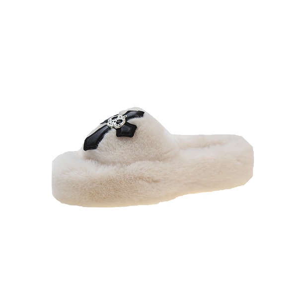 Dép Lông Nhung Dày Dặn Thời Trang Thu Đông 2023 Cho Nữ