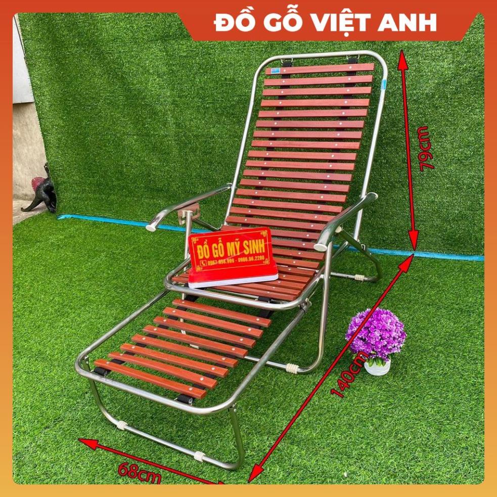 Giường ghế xếp thư giãn nằm ngủ nghỉ văn phòng gia đình gấp gọn ghế sich đu, Đồ gỗ nội thất Xuân Hoà VIỆT ANH cao cấp