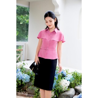 Áo sơ mi cổ đức mmoutfit ao0323345