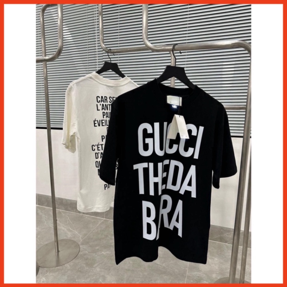 Áo Thun Nam Chữ To Gu.cci Theda Bara Chất Liệu Cotton khô