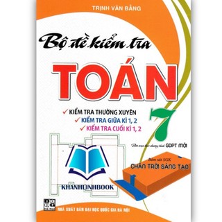 Sách - bộ đề kiểm tra toán 7