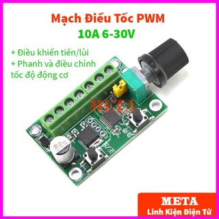 Mạch điều tốc động cơ không chổi than PWM 10A 6-30V 250W - Điều khiển tiến và lùi, phanh và điều chỉnh tốc độ
