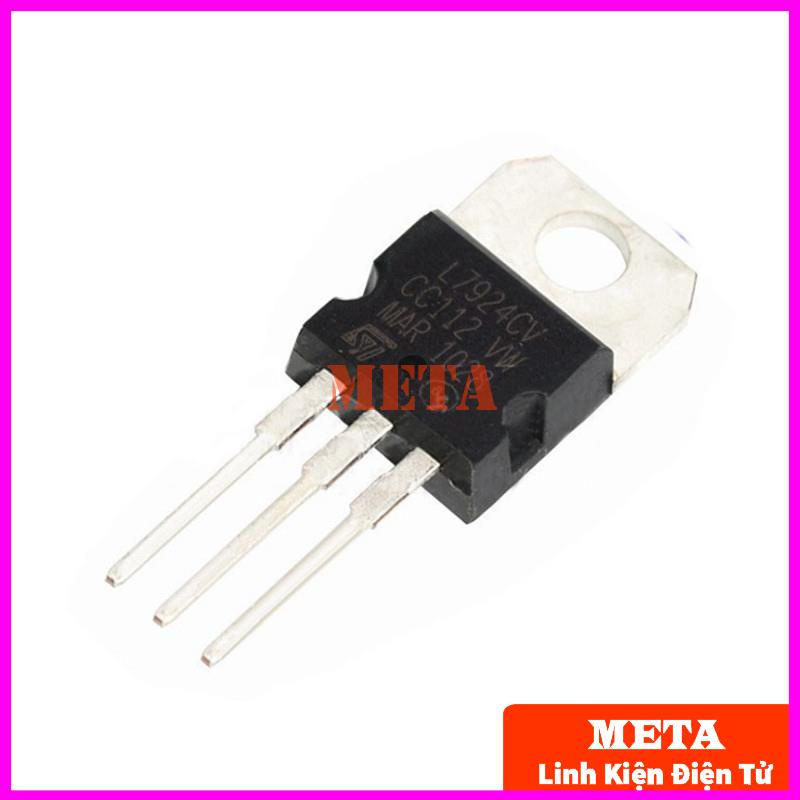 IC Ổn Áp Nguồn 24V 7924 L7924 L7924CV LM7924 7924CV 1.5A TO-200 Chân Cắm