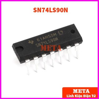 Sn74ls90n dip 14 chân cắm - sn74ls90 74ls90 7490 ls90