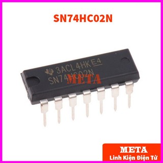 Sn74hc02n dip 14 chân cắm - sn74hc02 74hc02 7402 hc02 dùng cho mạch logic điện tử