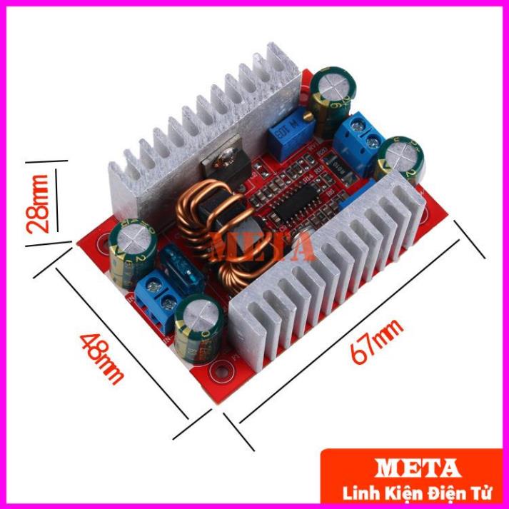 Mạch Tăng Áp 400W, BOOST Tăng Áp DC-DC 15A 400W - Điện Áp Vào 8,5V-50V Cho Ra 10V-60V
