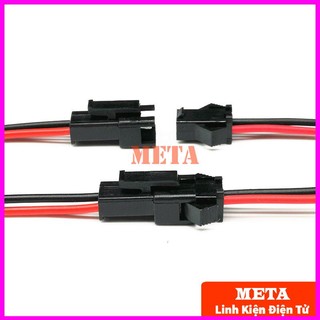 Cặp dây kết nối sm 2p 2.54mm, dây kết nối 2p, jack kết nối sm, jack kết nối 2p - dây dài 20cm
