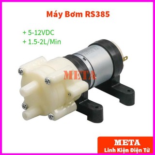 Máy bơm 12v, rs385 5-12vdc siêu khỏe