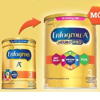 Sữa Bột Enfagrow A+ Neuropro số 3 1,7kg (Vị nhạt dễ uống- date 2025)