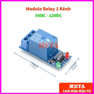 Module relay 1 kênh 5-12v, relay 1 kênh 5v dc, relay 1 kênh 12v dc