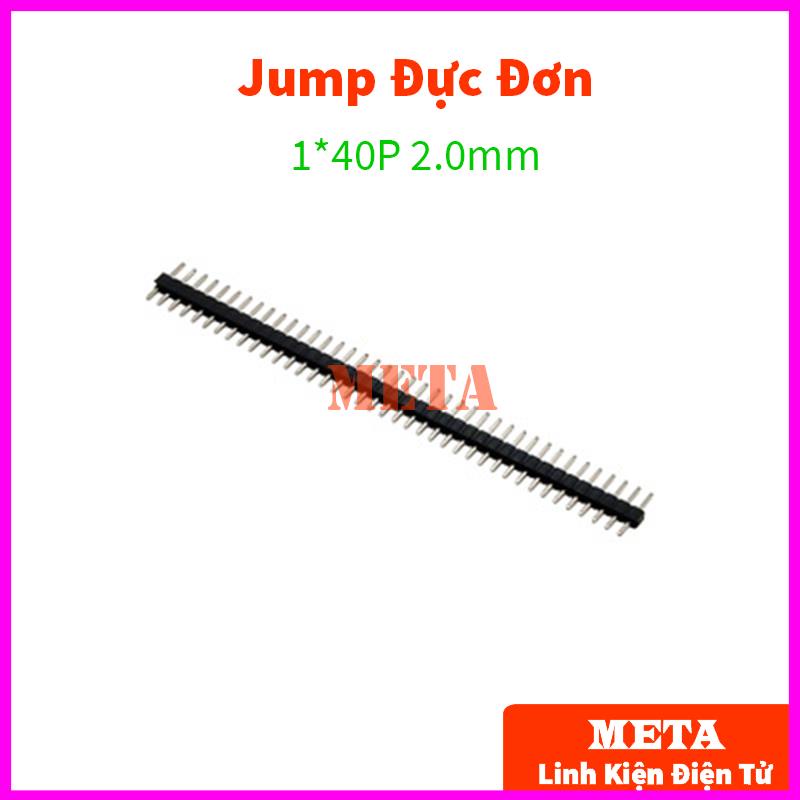 Jump Đực Đơn 2.0mm 1*40P (hàng rào jump đực đơn thẳng 2.0mm)