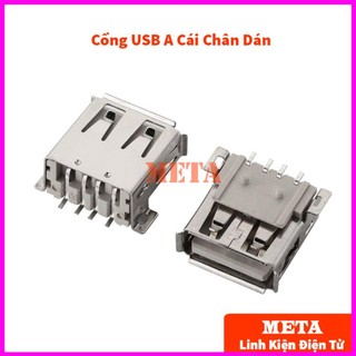 [Túi 5 Cái] Cổng USB A/B/Micro/Mini Đầu Đực/Cái Chân Cắm/Dán (Đầu USB, USB A, USB B, USB Micro, USB Mini)