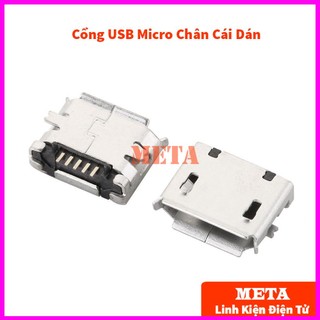 [Túi 5 Cái] Cổng USB A/B/Micro/Mini Đầu Đực/Cái Chân Cắm/Dán (Đầu USB, USB A, USB B, USB Micro, USB Mini)