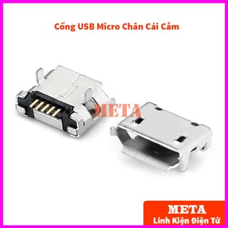 [Túi 5 Cái] Cổng USB A/B/Micro/Mini Đầu Đực/Cái Chân Cắm/Dán (Đầu USB, USB A, USB B, USB Micro, USB Mini)