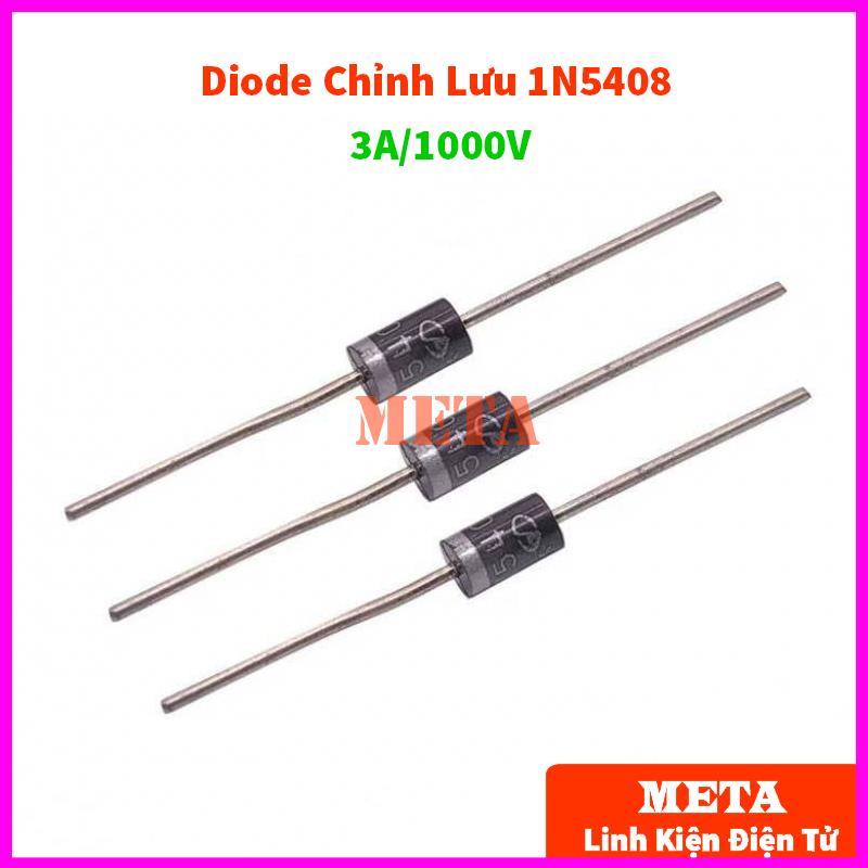 [Túi 5 Con] 1N5408 - Diode Chỉnh Lưu 3A/1000V IN5408 Chân Cắm DIP 5408
