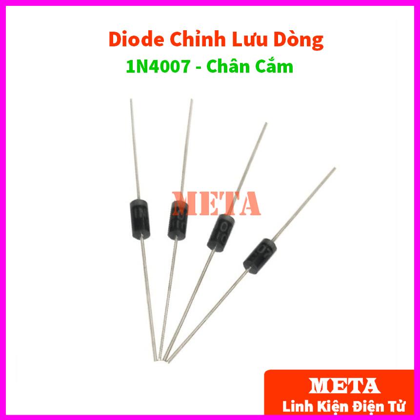 [Túi 10 Con] Diode Chỉnh Lưu Dòng 1A/1200V 1N4007 IN4007 DO-41 Chân Cắm DIP 4007