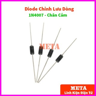 Diode chỉnh lưu dòng 1a/1200v 1n4007 in4007 do-41 chân cắm dip 4007