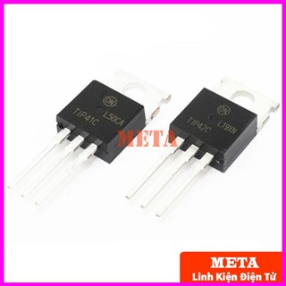 Transistor công suất npn tip41-to220 6a/100v ngược - transistor công suất pnp tip42-to220 6a/100v thuận