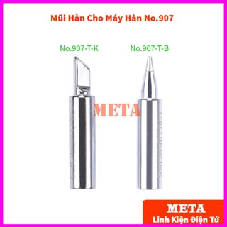 Đầu mũi hàn dao/nhọn no.907-t-k/no.907-t-b - mũi hàn cho tay hàn no.907