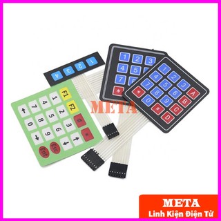 Bàn phím dán keyboard - ma trận bàn phím - bàn phím ma trận 1x4, 3x4, 4x4, 5x4