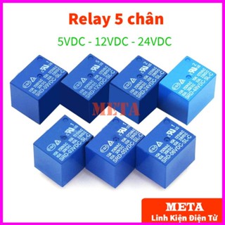Relay 5 Chân 5V 12V 24V 10A, Rơ Le 5 Chân 10A, Role 5 chân