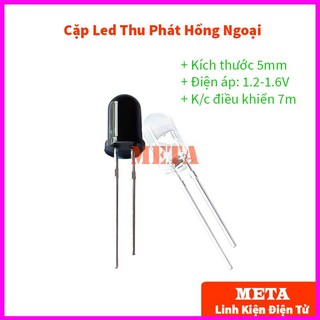 Cặp led thu phát hồng ngoại 5mm