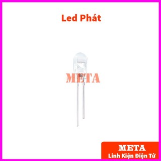 [Gói 5 Con] Cặp Led Thu Phát Hồng Ngoại 5mm (Led Thu + Led Phát)