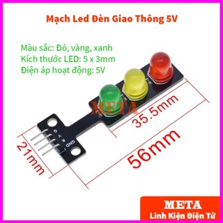 Mạch led đèn giao thông 5v