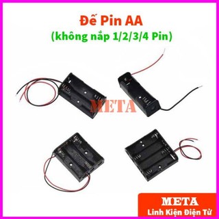 Đế pin aa không nắp 1/2/3/4 pin - đế 1 pin aa, đế 2 pin aa, đế 3 pin aa, đế 4 pin aa pin
