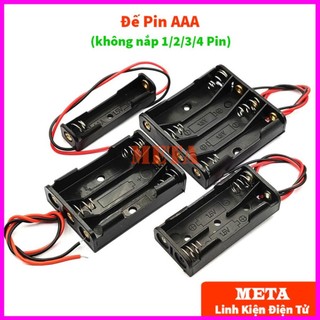 Đế pin aaa không nắp 1/2/3/4 pin - đế 1 pin aaa, đế 2 pin aaa, đế 3 pin aaa, đế 4 pin aaa pin - pin con thỏ loại bé 1.5v