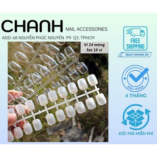 Móng Mẫu Vỉ Tập Vẽ, Tập Sơn - Móng Mẫu Thanh 240 Móng Phom Vuông CHANH NAIL