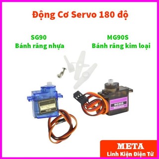 Động cơ servo sg90 mg90s góc quay 180 độ