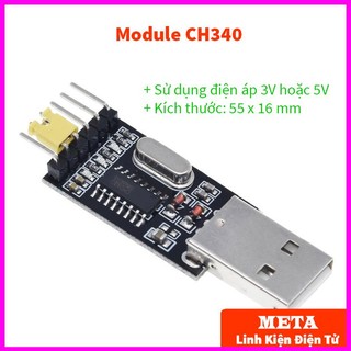Module ch340 chuyển đổi usb-ttl