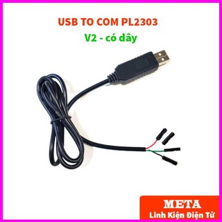 Usb to com pl2303 v2 có dây - chuyển đổi usb-ttl