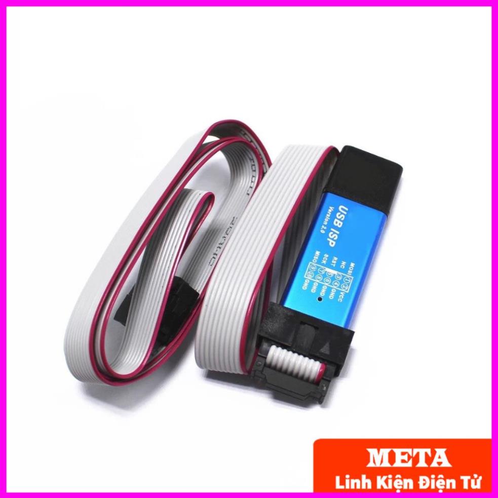 Mạch Nạp ISP 89/AVR 5V Vỏ Nhôm, Có Đèn Báo