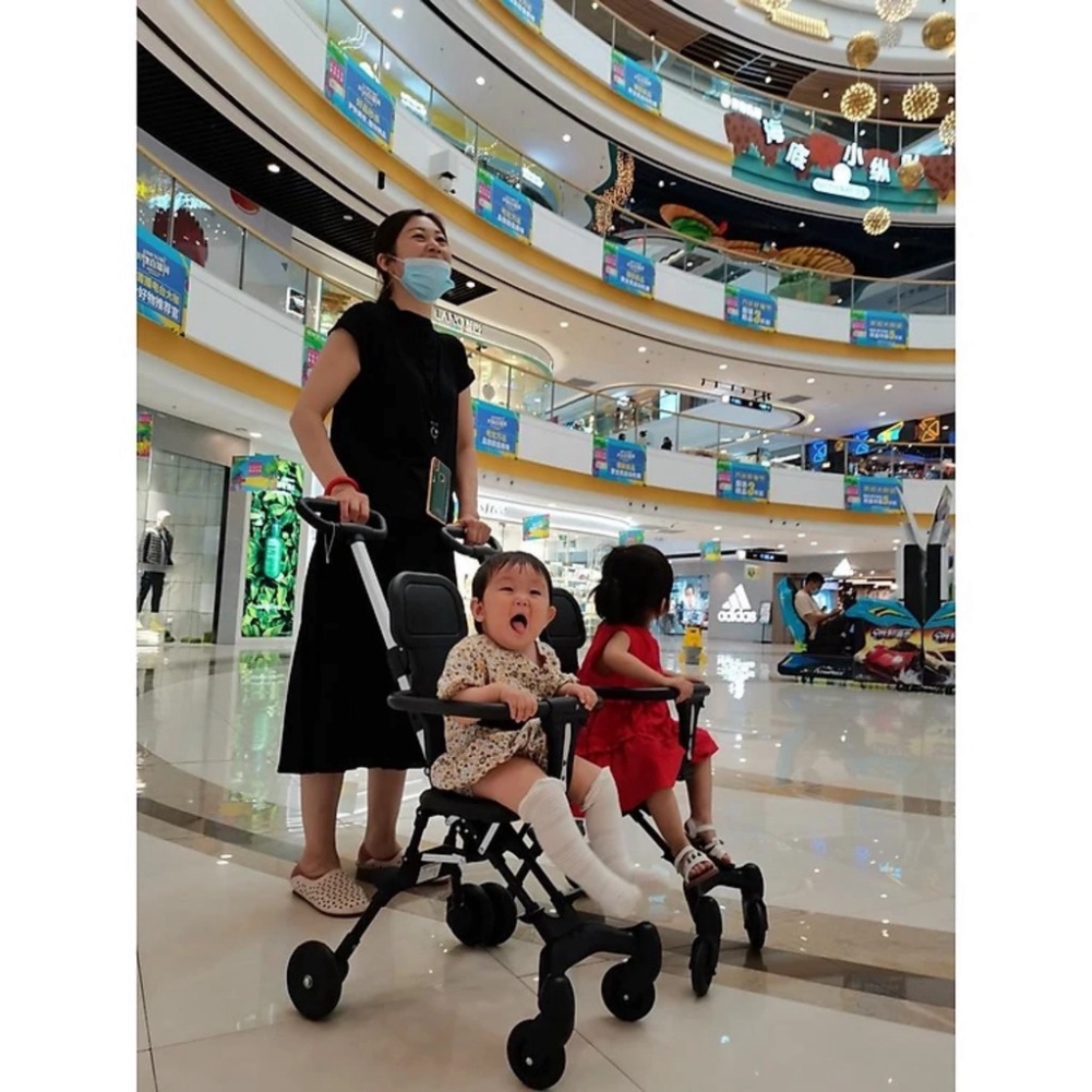 ⭐️Xe Đẩy Gấp Gọn Cho Bé Yêu, Bé Đi Du Lịch Đi Chơi Siêu Gọn Nhẹ-Cao Cấp cho bé. /