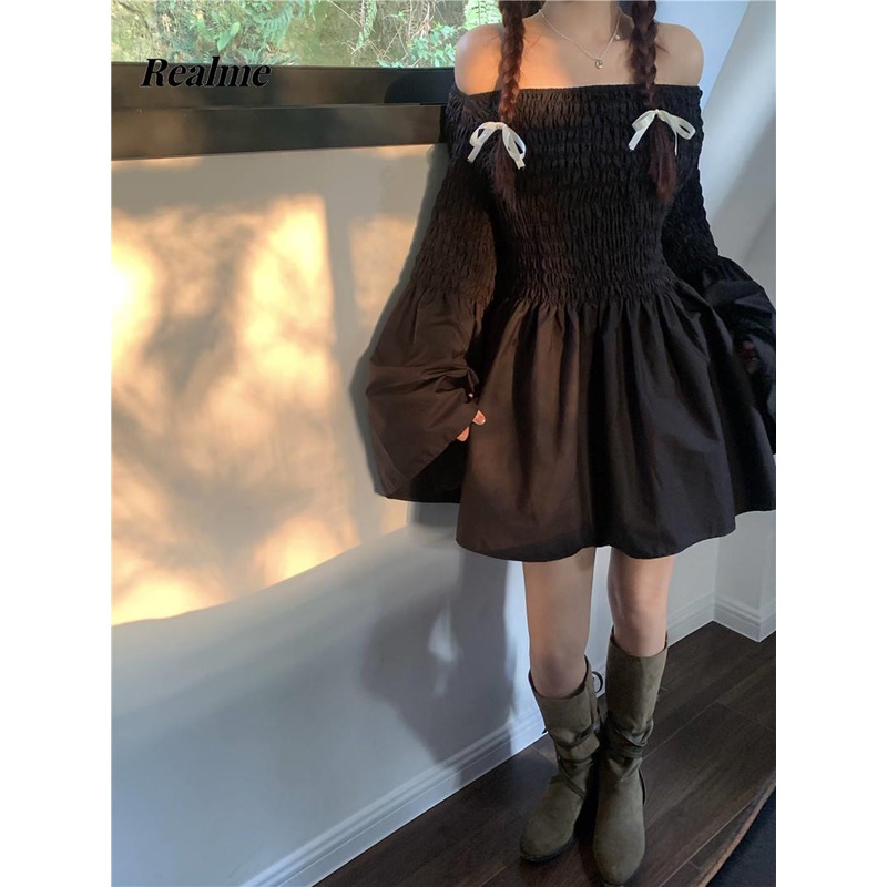 One Áo Kiểu Tay Dài Hở Vai Thời Trang Mùa Thu 2023 Cho Nữ