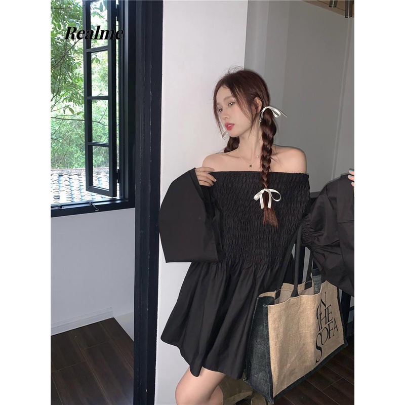 One Áo Kiểu Tay Dài Hở Vai Thời Trang Mùa Thu 2023 Cho Nữ