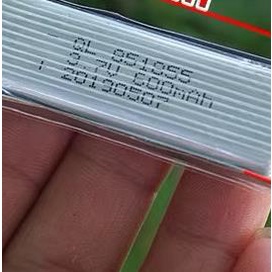 Pin lithium máy bay mô hình 3.7V 600mA 15C có tấm bảo vệ