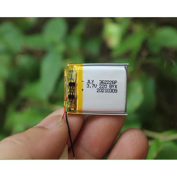 Pin lithium 3.7V 220mA có bảng bảo vệ đồng hồ thông minh