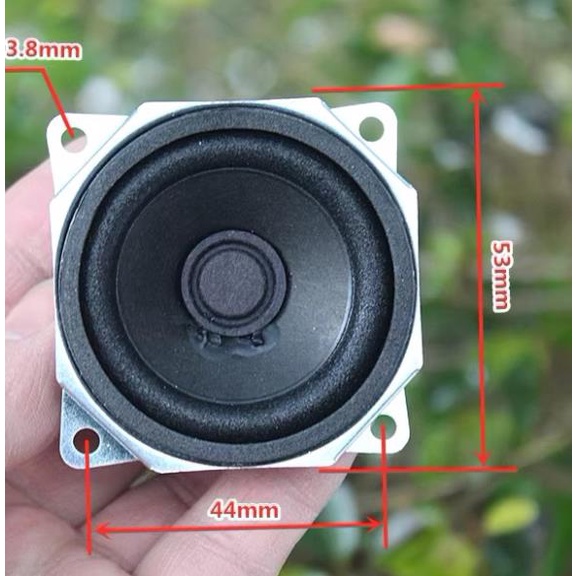 Loa nam châm kép 2 inch 4 ohm 5W toàn dải loa nhỏ loa sửa đổi đài phát thanh loa bluetooth DIY phụ kiện