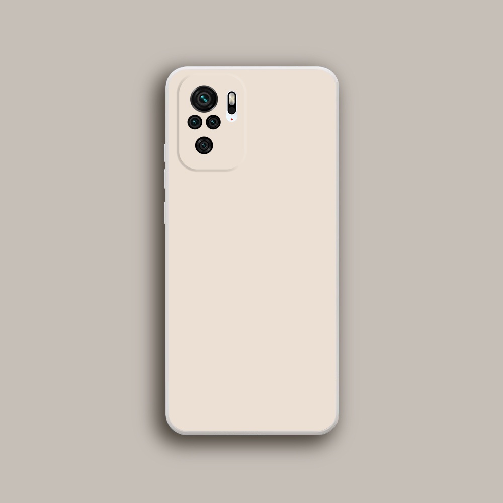 Ốp lưng Xiaomi Redmi Note 10 4G / 5G / Note 10s / Note 10 Pro viền vuông TPU đen trơn chất lượng