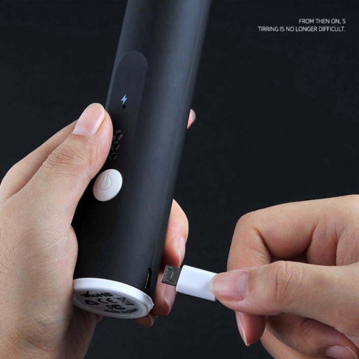 Máy đánh trứng mini cầm tay không dây, máy tạo bọt cafe sokany 3 cấp độ, hỗ trợ sạc pin tiện lợi