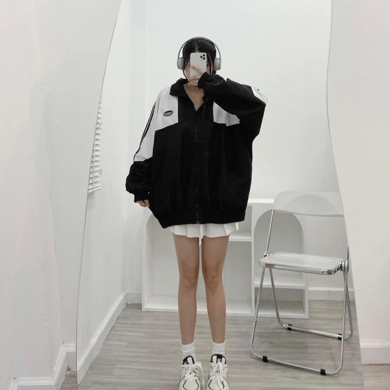 Quần Bò Đen Nam Trơn Phối Thêu Khoá Zip Ống