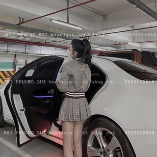 set dạ bomber